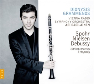 Spohr / Nielsen / Debussy - Clarinet Concertos i gruppen Externt_Lager / Naxoslager hos Bengans Skivbutik AB (706862)