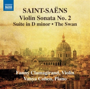 Saint-Saens - Works For Violin And Piano Vol 2 i gruppen Externt_Lager / Naxoslager hos Bengans Skivbutik AB (715495)