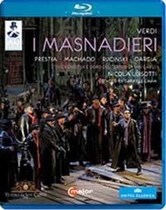 Verdi - I Masnadieri (Blu-Ray) i gruppen MUSIK / Musik Blu-Ray / Klassiskt hos Bengans Skivbutik AB (740916)