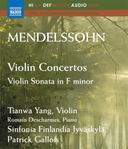 Mendelssohn - Violin Concertos In E Minor, Op. 64 i gruppen MUSIK / Musik Blu-Ray / Klassiskt hos Bengans Skivbutik AB (740932)