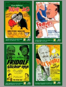 Lille Fridolf x 4 in the group OTHER / Movies DVD at Bengans Skivbutik AB (844808)