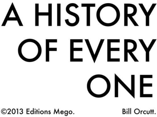 Bill Orcutt - A history of everyone i gruppen CD / Jazz/Blues hos Bengans Skivbutik AB (903382)