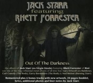 Jack Starr Featuring Rhett Forreste - Out Of The Darkness (Re-Release) i gruppen CD / Hårdrock hos Bengans Skivbutik AB (930838)