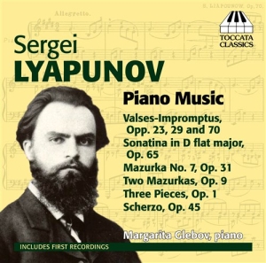 Lyapunov - Piano Music i gruppen Externt_Lager / Naxoslager hos Bengans Skivbutik AB (934545)