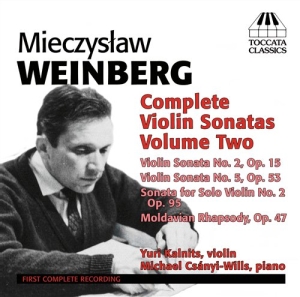 Weinberg - Violin Sonatas Vol 2 i gruppen Externt_Lager / Naxoslager hos Bengans Skivbutik AB (934549)