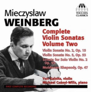 Weinberg - Violin Sonatas Vol 2 i gruppen Externt_Lager / Naxoslager hos Bengans Skivbutik AB (934549)