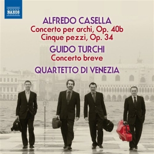 Casella / Turchi - String Quartets i gruppen Externt_Lager / Naxoslager hos Bengans Skivbutik AB (945548)