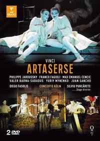 Diego Fasolis/Philippe Jarouss - Vinci: Artaserse i gruppen ÖVRIGT / Musik-DVD & Bluray hos Bengans Skivbutik AB (989396)