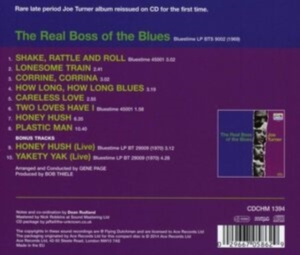 Turner Joe - Real Boss Of Blues i gruppen CD / Blues,Jazz hos Bengans Skivbutik AB (994248)