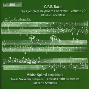 Cpe Bach - Keyboard Concertos Vol 20 i gruppen Externt_Lager / Naxoslager hos Bengans Skivbutik AB (997030)