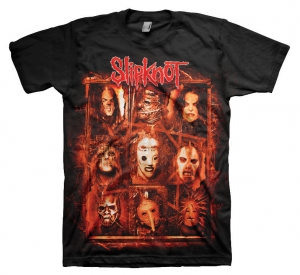 Slipknot Rusty Face Mens Black T Shirt i gruppen ÖVRIGT / Merchandise hos Bengans Skivbutik AB (V-2628821)