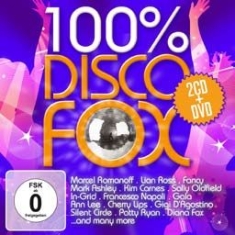 Various Artists - 100 % Disco Fox (2Cd+Dvd) i gruppen CD / Dance-Techno,Pop-Rock hos Bengans Skivbutik AB (1018029)