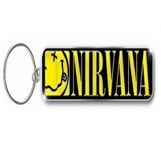 Nirvana - Standard Keychain: Smiley & Logo