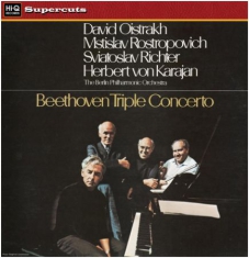 Beethoven/Triple Concerto - Oistrakh/Rostropovich/Karajan
