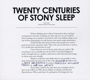Various Artists - Twenty Centuries Of Stony Sleep