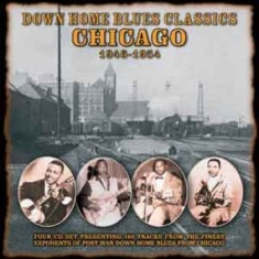 Blandade Artister - Chicago Blues (4 Cd) 100 Classic Or