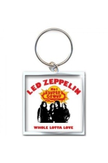 Led Zeppelin - Whole lotta love metal keychain