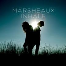 Marsheaux - Inhale (Blue And White Half & Half i gruppen VINYL / Rock hos Bengans Skivbutik AB (1818096)