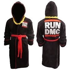 Run DMC - Logo With Fleece Chain - Bathrobe (Fleece)