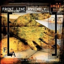 Front Line Assembly - Rewind (Yellow W Black Splatter Vin