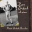Brubeck Dave - Private Brubeck Remembers i gruppen CD / Jazz/Blues hos Bengans Skivbutik AB (1902297)