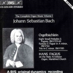 Bach Johann Sebastian - Organ Music Vol 3