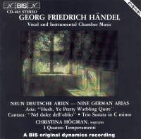 Handel George Frideric - Neun Deutschen Arien