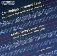 Bach Carl Philipp Emanuel - Keyb Concertos Vol 7