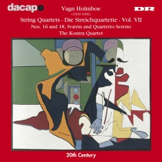 Holmboe Vagn - String Quartet Vol 7