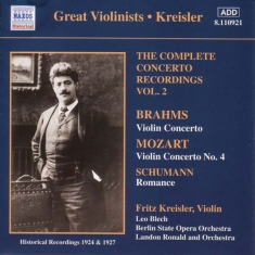 Mozart/Brahms/Schumann - Violin Concertos