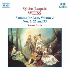 Weiss Silvius Leopold - Sonatas For Lute Vol 3