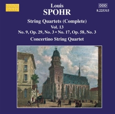 Spohr Louis - String Quartets Vol. 13