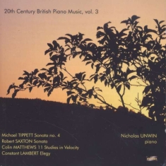 Tippett/Saxton/Matthews - 20Th Century British Piano Music