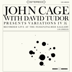 Cage John With David Tudor - Variations Iv (Clear Vinyl)