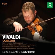 Fabio Biondi - Vivaldi: Concertos i gruppen CD / Klassiskt,Pop-Rock hos Bengans Skivbutik AB (2399457)
