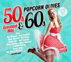 Popcorn Oldies - 50S & 60S Greatest - Various i gruppen CD / Pop-Rock hos Bengans Skivbutik AB (2408294)