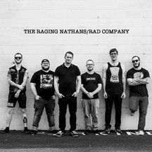 Raging Nathans & Rad Company - Split i gruppen VINYL / Rock hos Bengans Skivbutik AB (2409815)