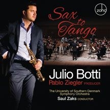 Botti Julio & Pablo Ziegler - Sax To Tango in the group CD / Jazz/Blues at Bengans Skivbutik AB (2478721)