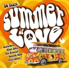 Various Artists - 50 Years Summer Of Love i gruppen CD / Pop-Rock hos Bengans Skivbutik AB (2538847)