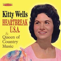 Wells Kitty - Heartbreak U.S.A. & Queen Of Countr i gruppen CD / Country hos Bengans Skivbutik AB (3034733)