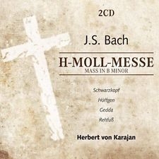 Schwarzkopf/Gedda/Höffgen/Karajan - Bach: H-Moll-Messe i gruppen CD / Pop-Rock hos Bengans Skivbutik AB (3043050)