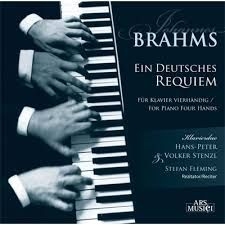 Klavierduo Stenzl - Brahms: Ein Deutsches Requiem i gruppen CD / Pop hos Bengans Skivbutik AB (3043319)