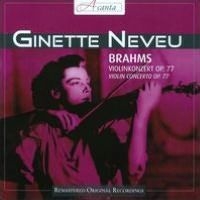 Ginette Neveu - Brahms: Violinkonzert Op. 77 i gruppen CD / Pop hos Bengans Skivbutik AB (3043338)
