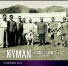 Michael Nyman - String Quartets 5 & 4 i gruppen CD / Pop hos Bengans Skivbutik AB (3075183)