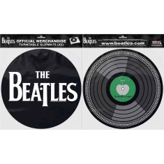 The Beatles - Drop T Logo & Apple Turntable Slipmat Pa