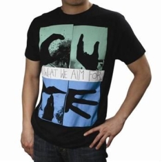 Cute Is What We Aim For - Hands Slim Fit T-Shirt Black (