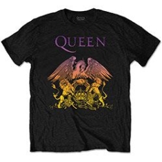 Queen/ Queen Tee: Gradient Crest (M)  i gruppen ÖVRIGT / Merch CDON 2306 hos Bengans Skivbutik AB (3586118)