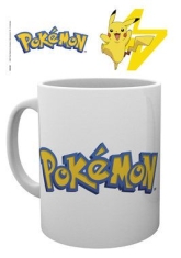 Pokemon - Logo And Pikachu - Mug i gruppen ÖVRIGT / Merch Muggar hos Bengans Skivbutik AB (3594427)