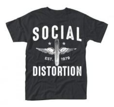 Social Distortion - T/S Winged Wheel (L)