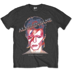 David Bowie - T-shirt - Aladdin Sane (Men Black)